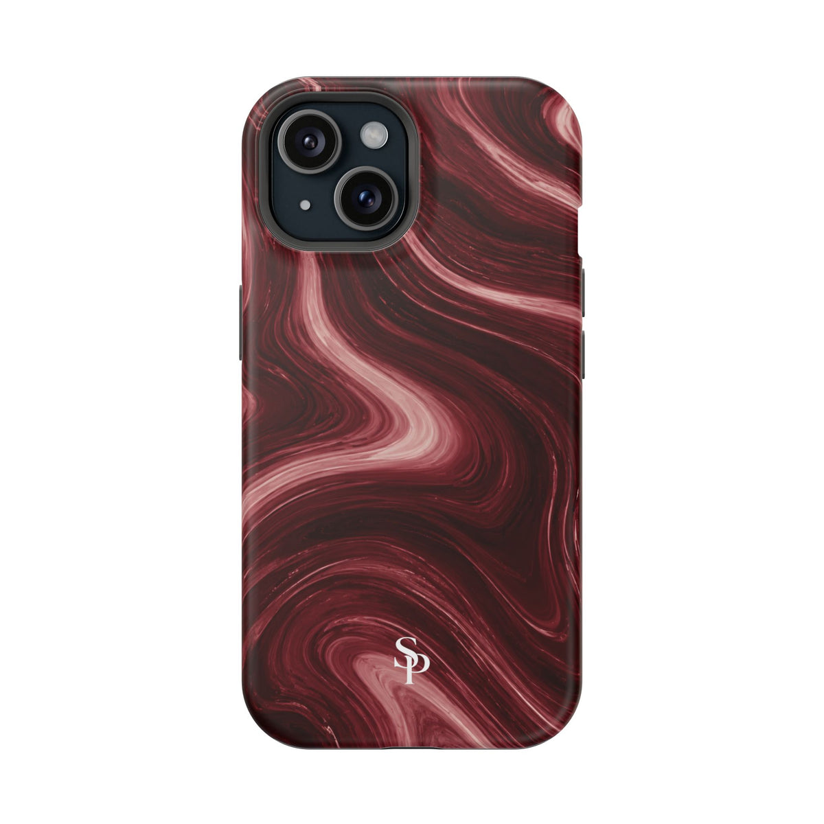 Burgundy Marble Magnetic Phone Case