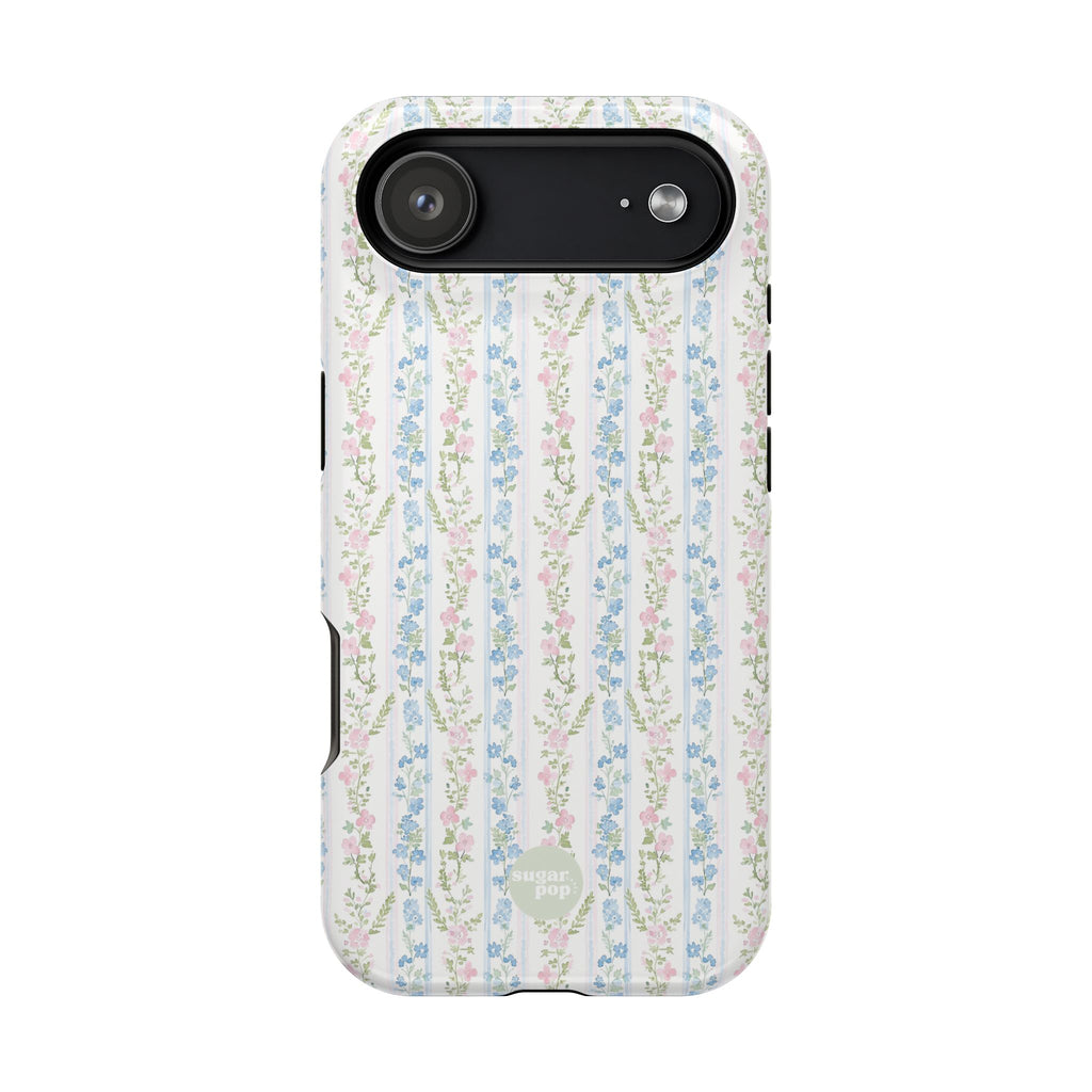Pastel Floral Pattern Magnetic Tough Case