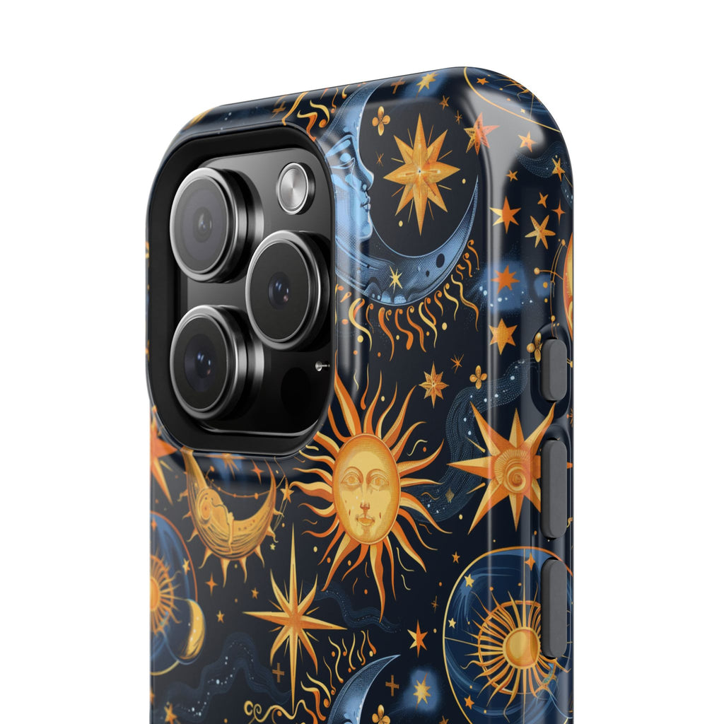 Celestial Sun and Moon Impact-Resistant Phone Case
