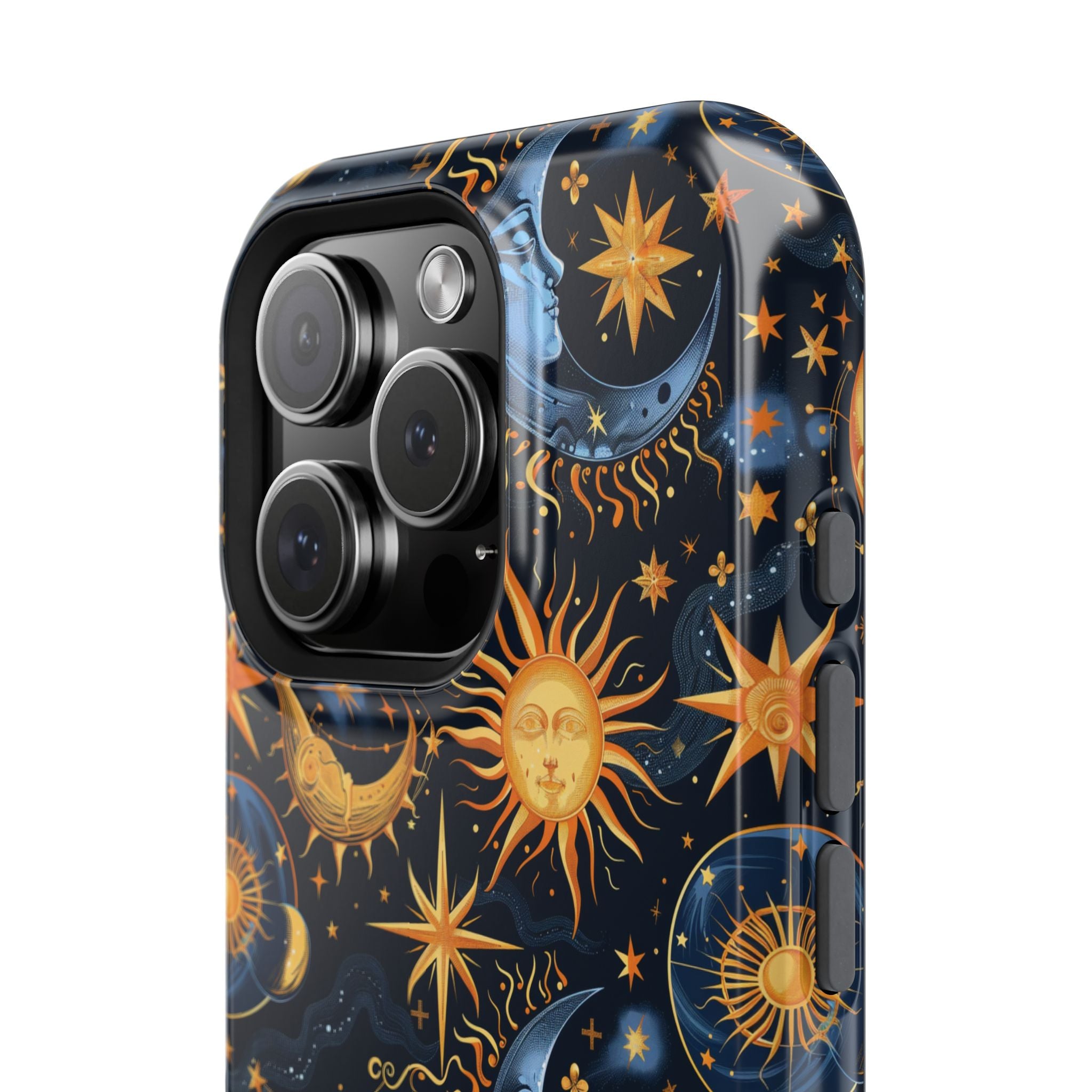 Celestial Sun and Moon Impact-Resistant Phone Case