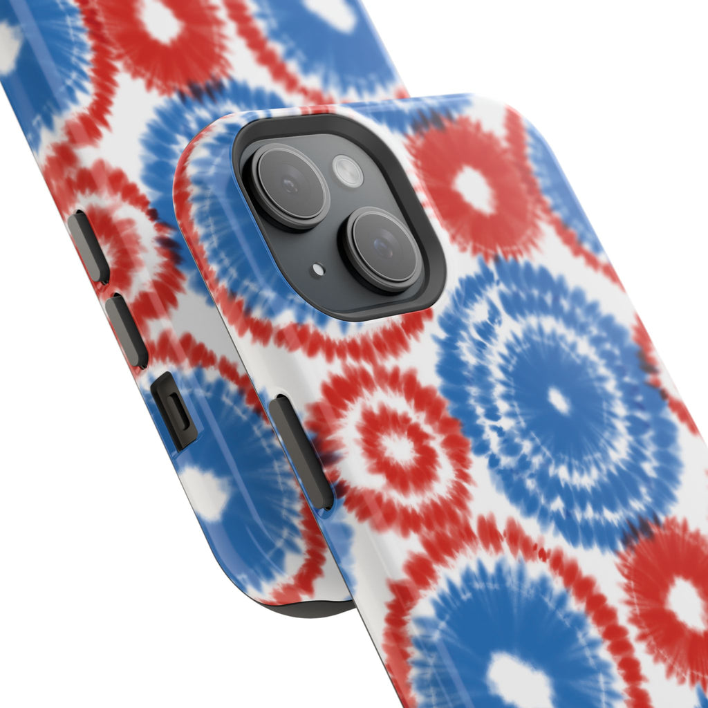Patriotic Tie Dye Impact Resistant Phone Case