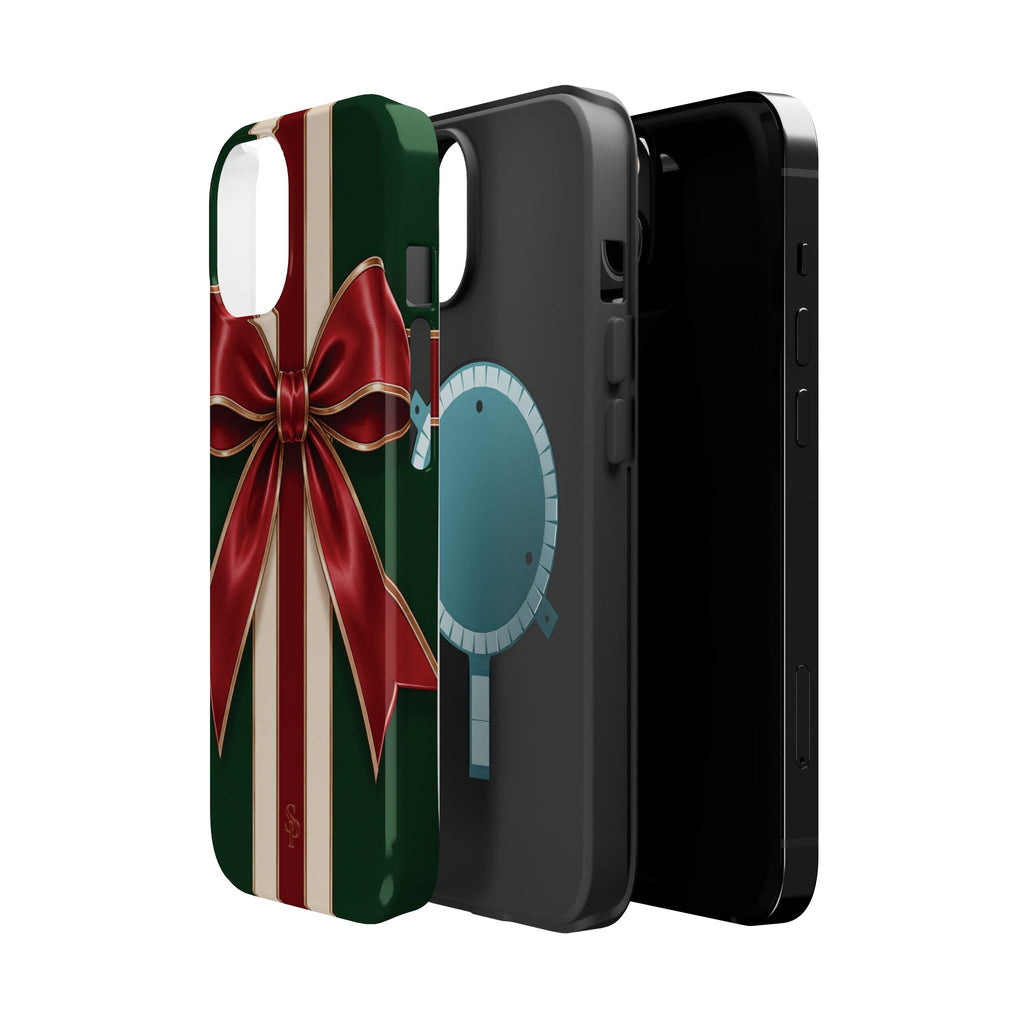 Christmas Gift Bow Magnetic Phone Case