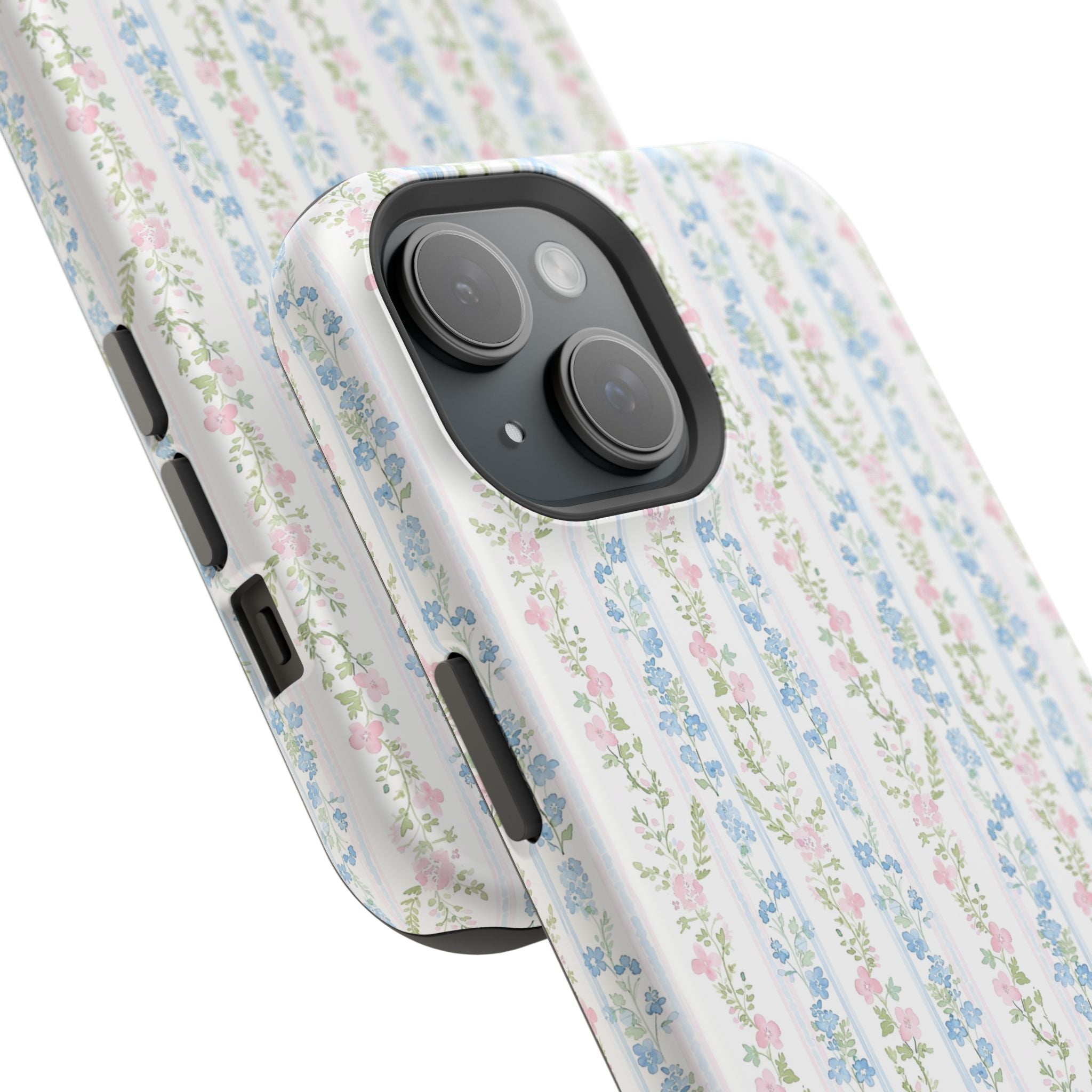 Pastel Floral Pattern Magnetic Tough Case