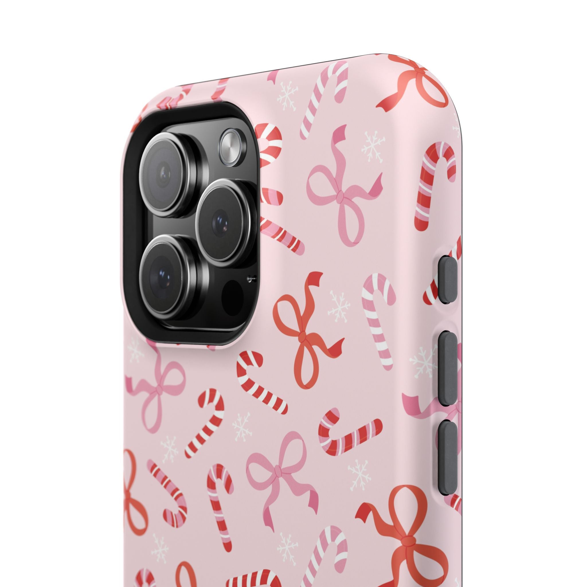 Candy Cane Impact-Resistant Phone Case - Limited Edition