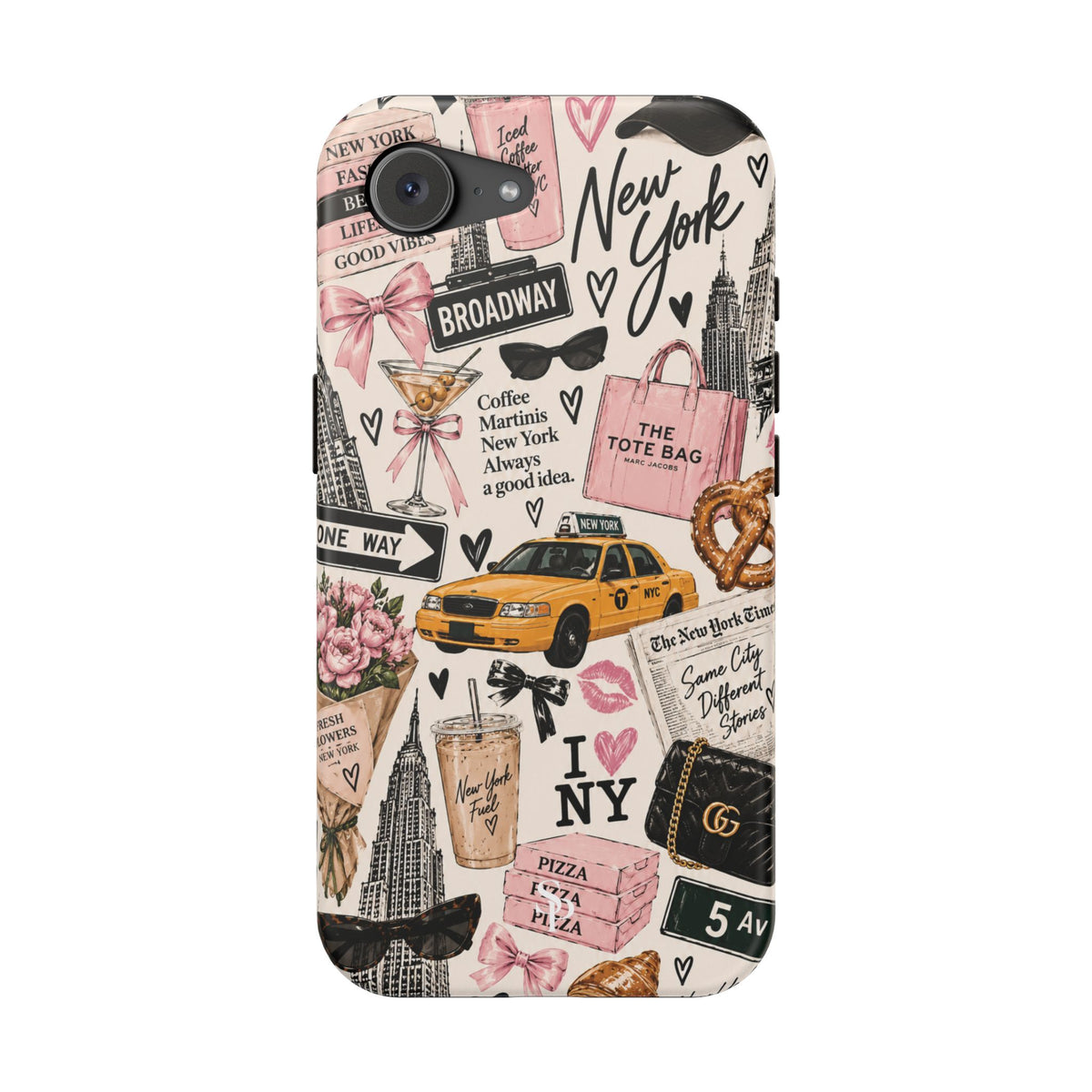 Pink New York Magnetic Phone Case