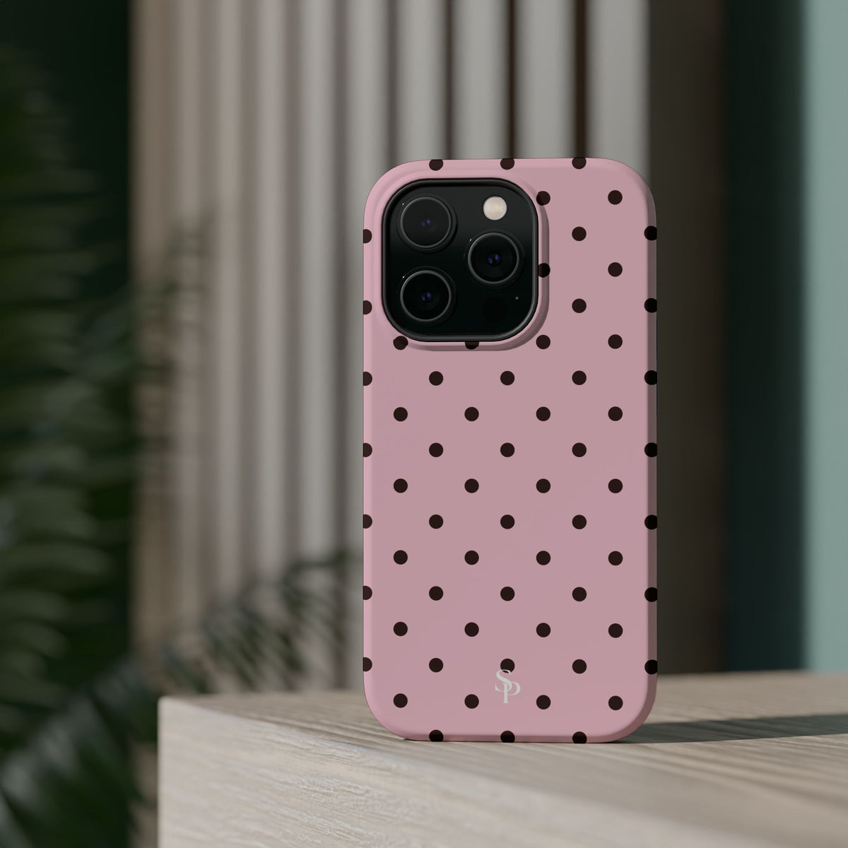 Pink Polka Dot Magnetic Case