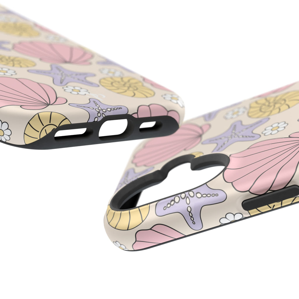 Coastal Shells Impact-Resistant Phone Case