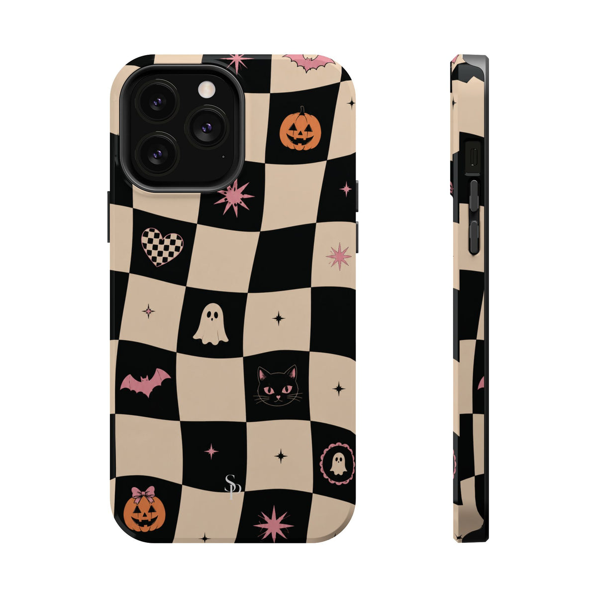 Halloween Checkerboard Magnetic Phone Case