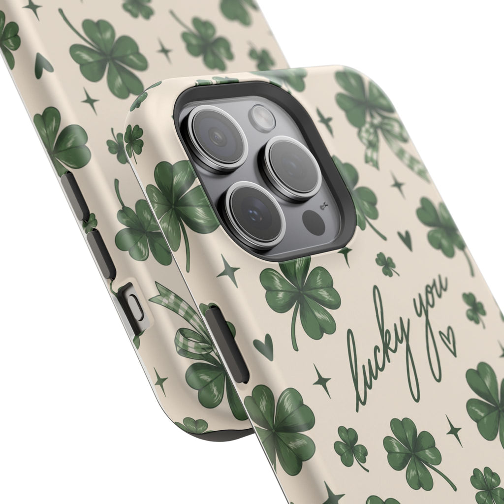 Lucky You Clover Magnetic Impact Phone Case