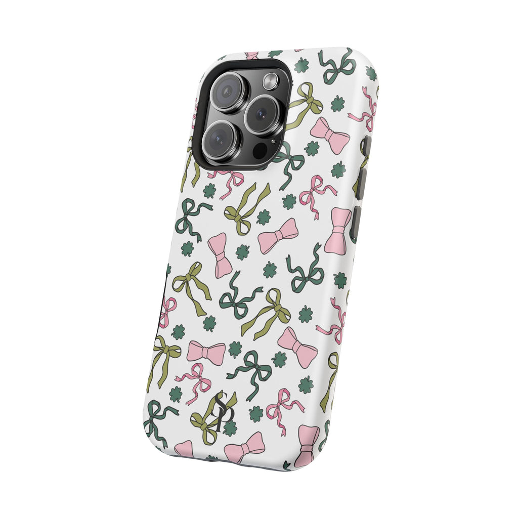 Bows and Shamrocks Magnetic Phone Case