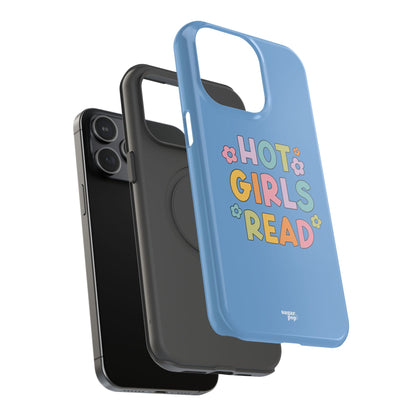 Hot Girls Read Impact-Resistant Phone Case - Design for Book Lovers