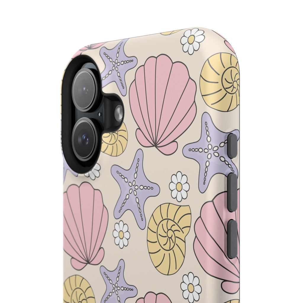 Coastal Shells Impact-Resistant Phone Case