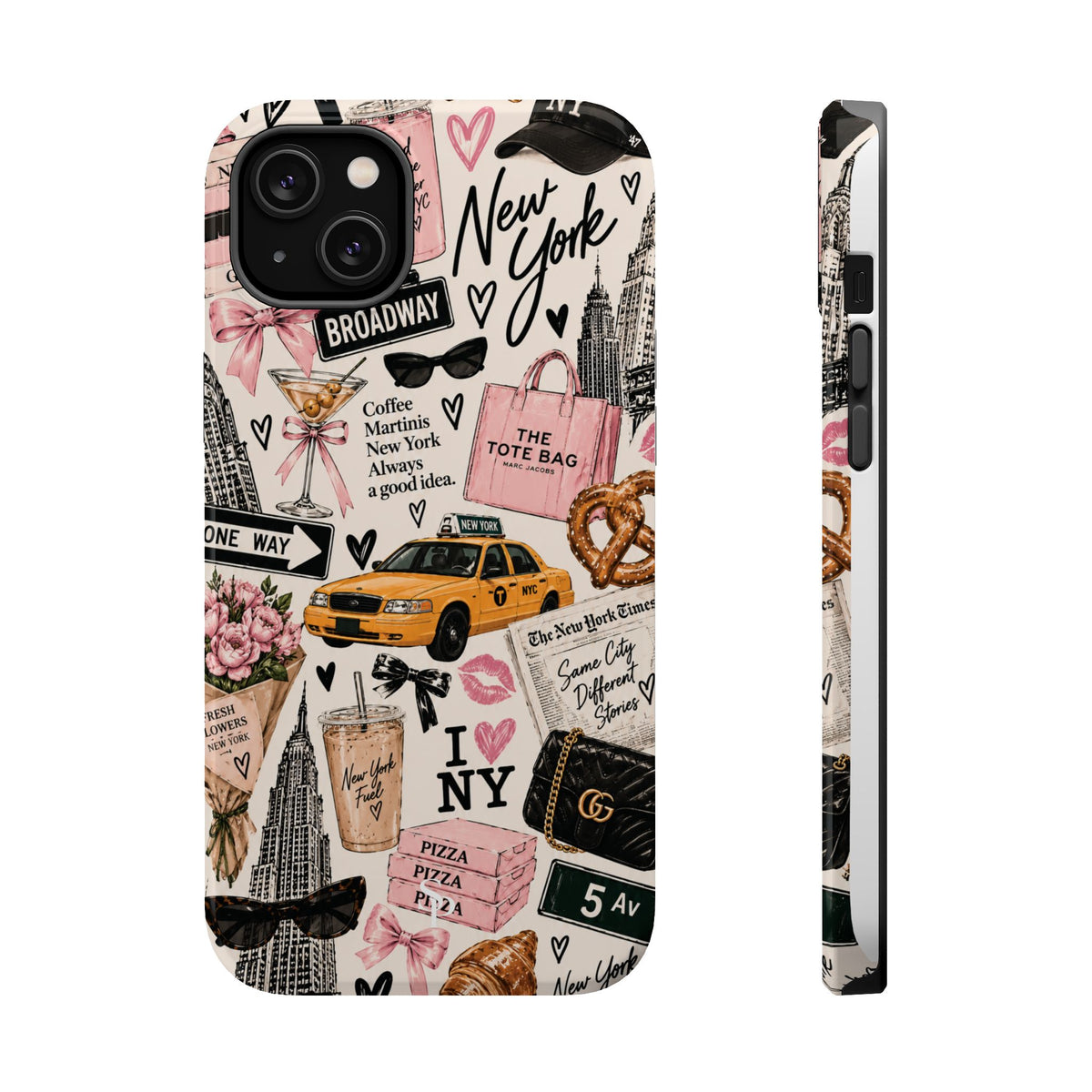 Pink New York Magnetic Phone Case