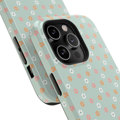 Floral Smiley Impact-Resistant Cases