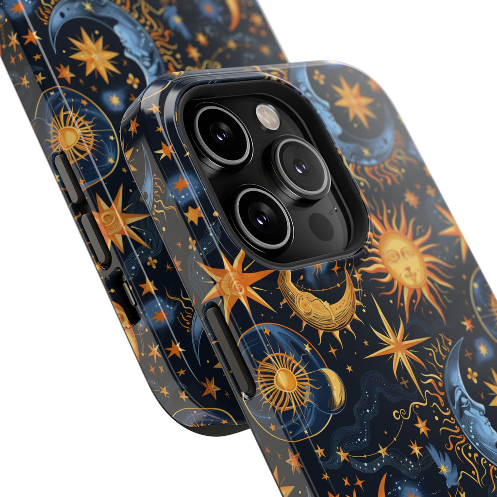 Celestial Sun and Moon Impact-Resistant Phone Case