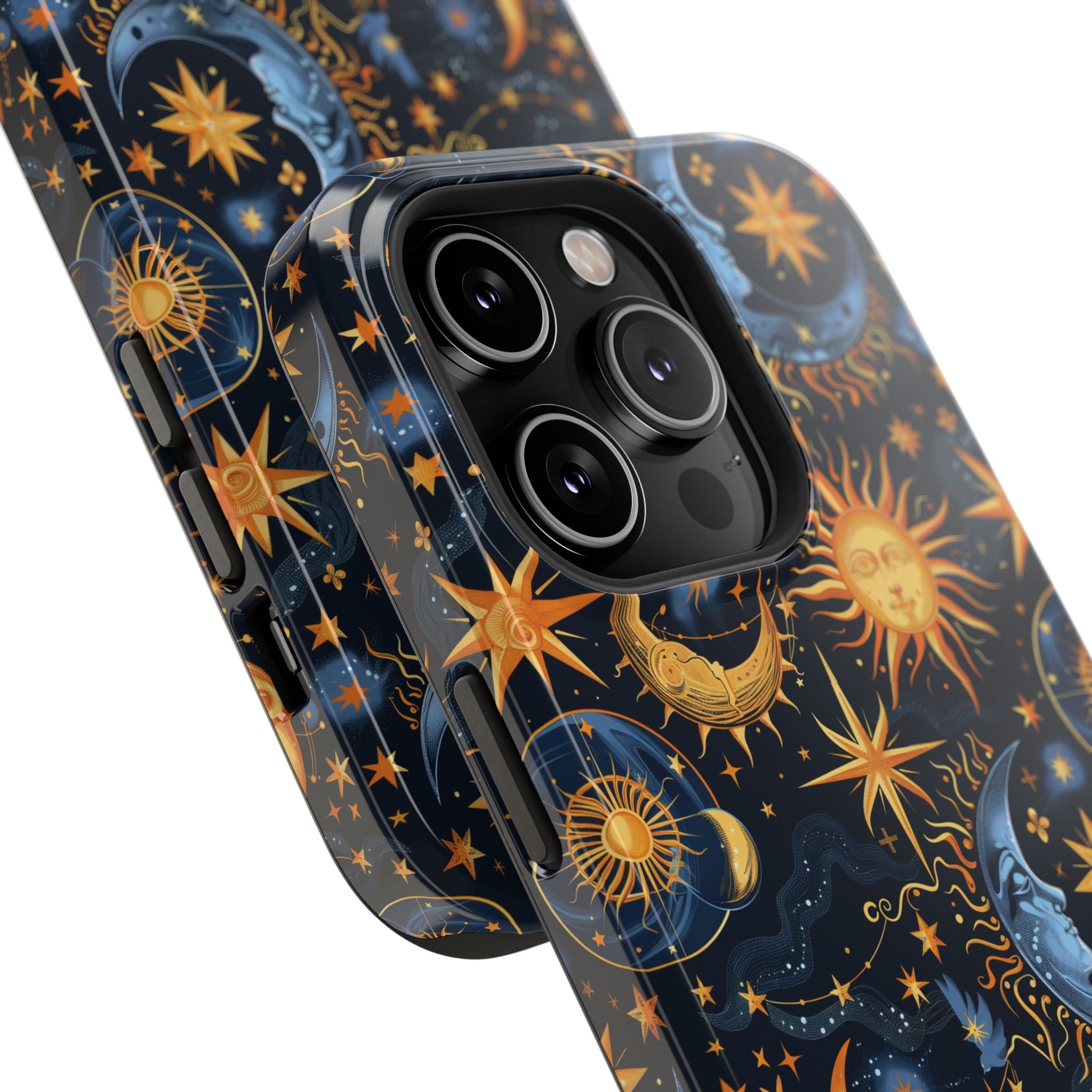 Celestial Sun and Moon Impact-Resistant Phone Case