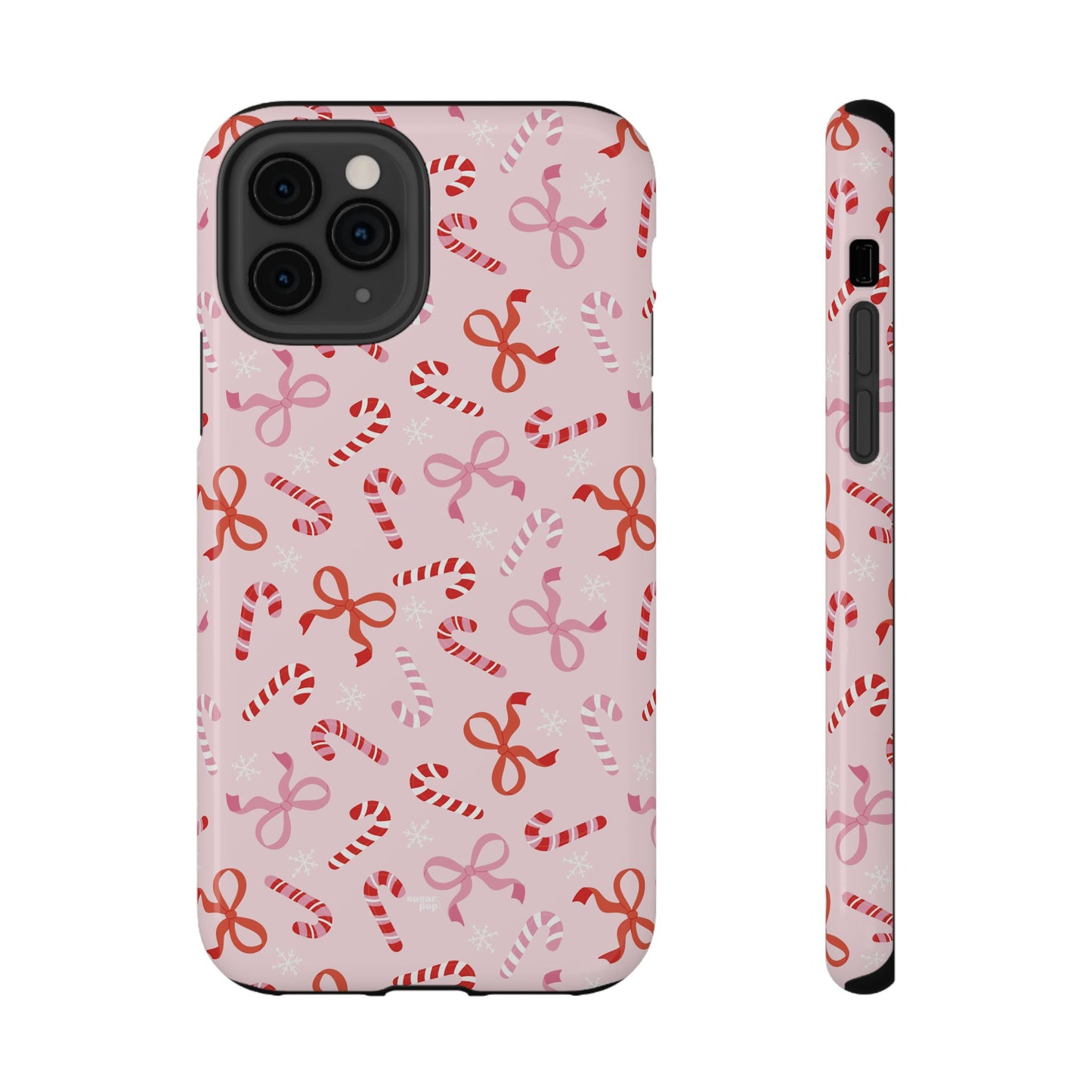 Candy Cane Impact-Resistant Phone Case - Limited Edition