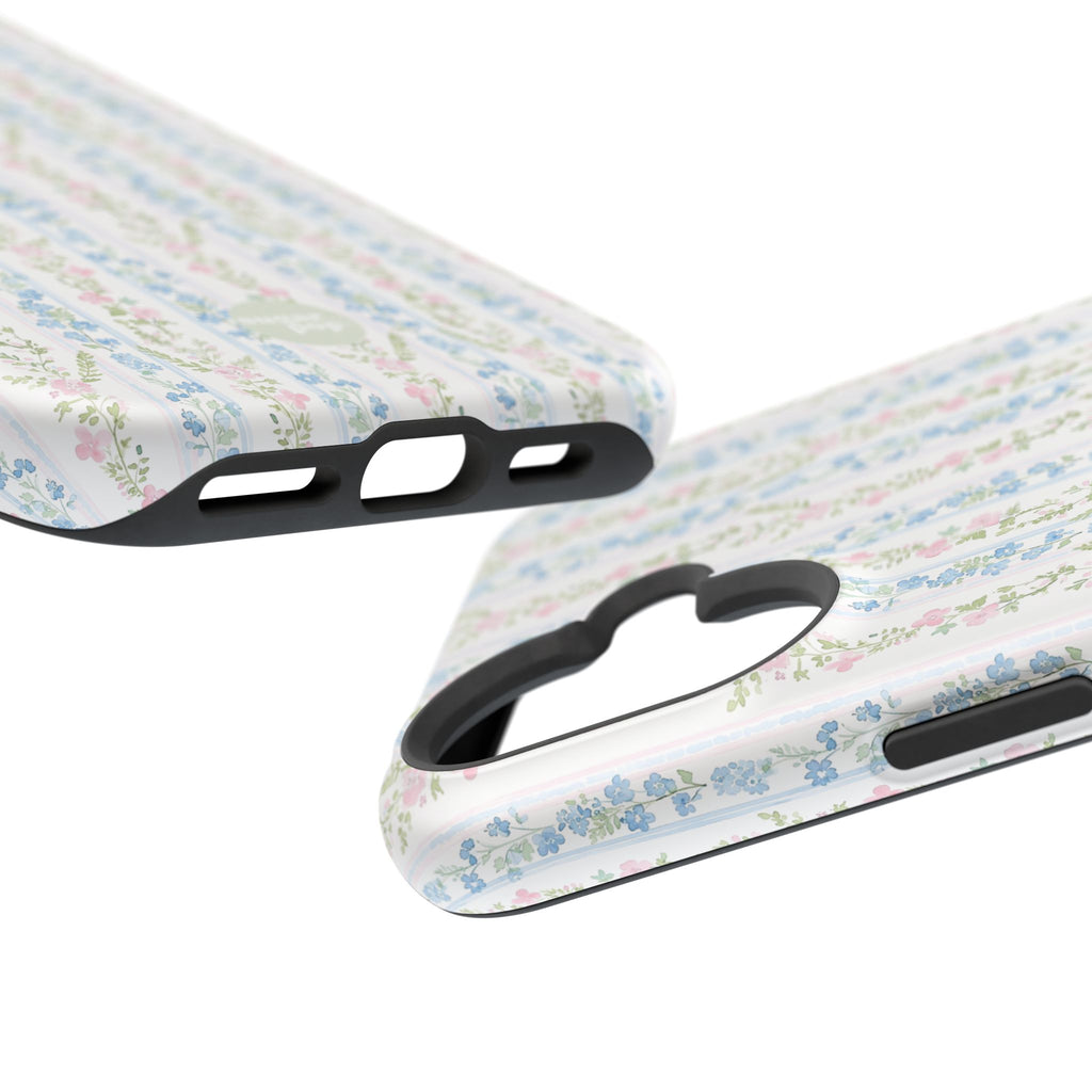 Pastel Floral Pattern Magnetic Tough Case