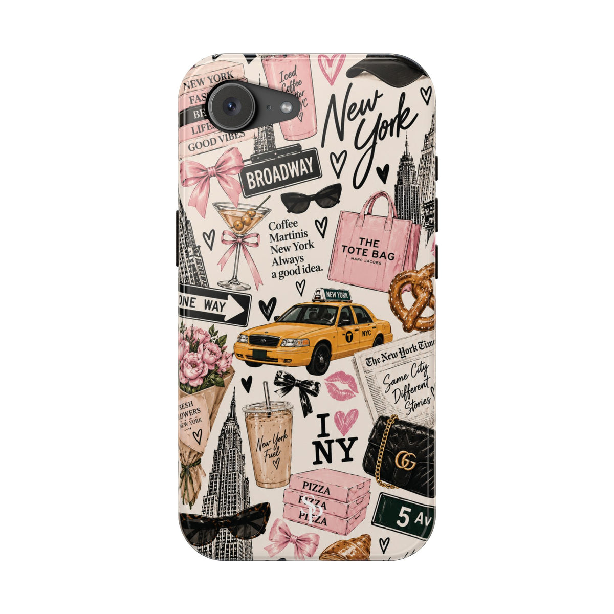 Pink New York Magnetic Phone Case