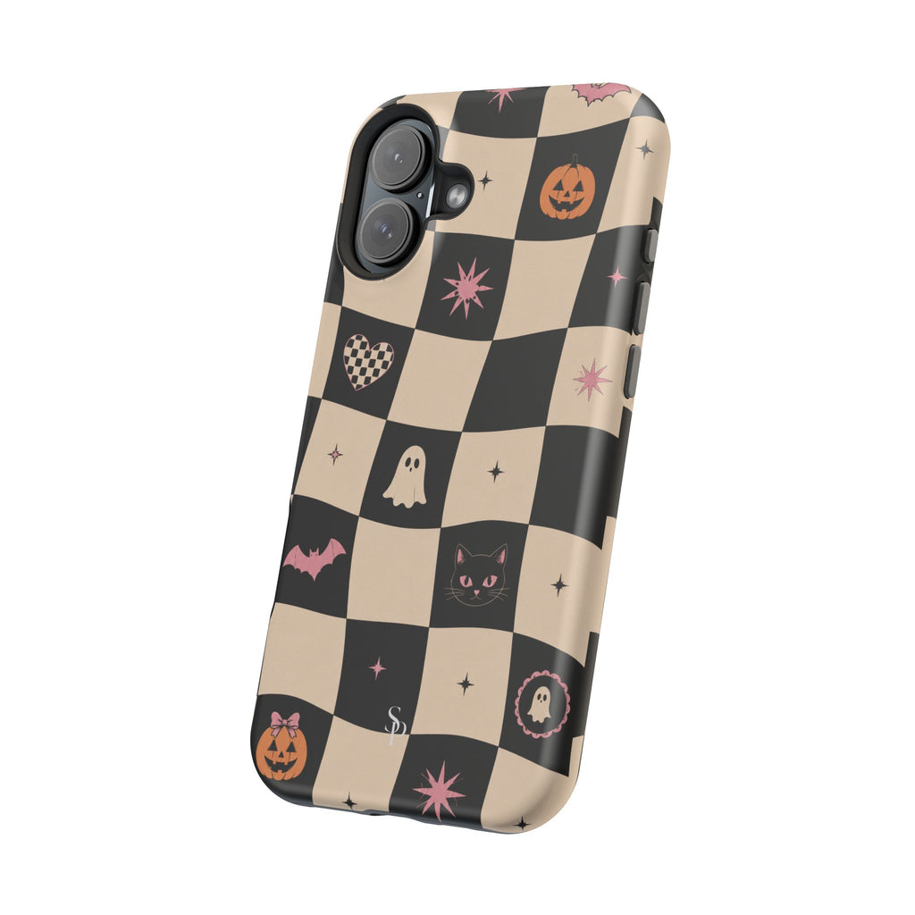 Halloween Checkerboard Magnetic Phone Case