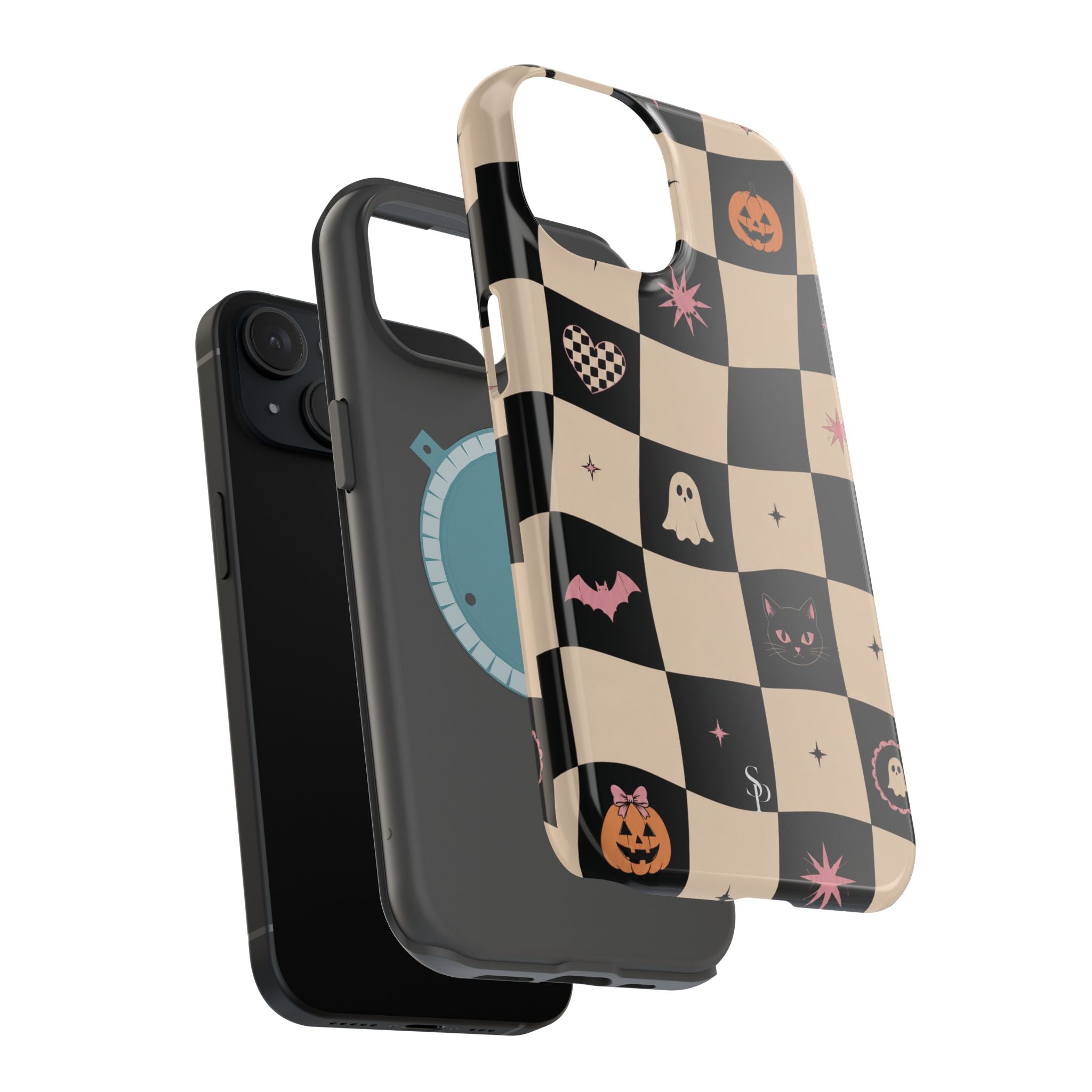 Halloween Checkerboard Magnetic Phone Case