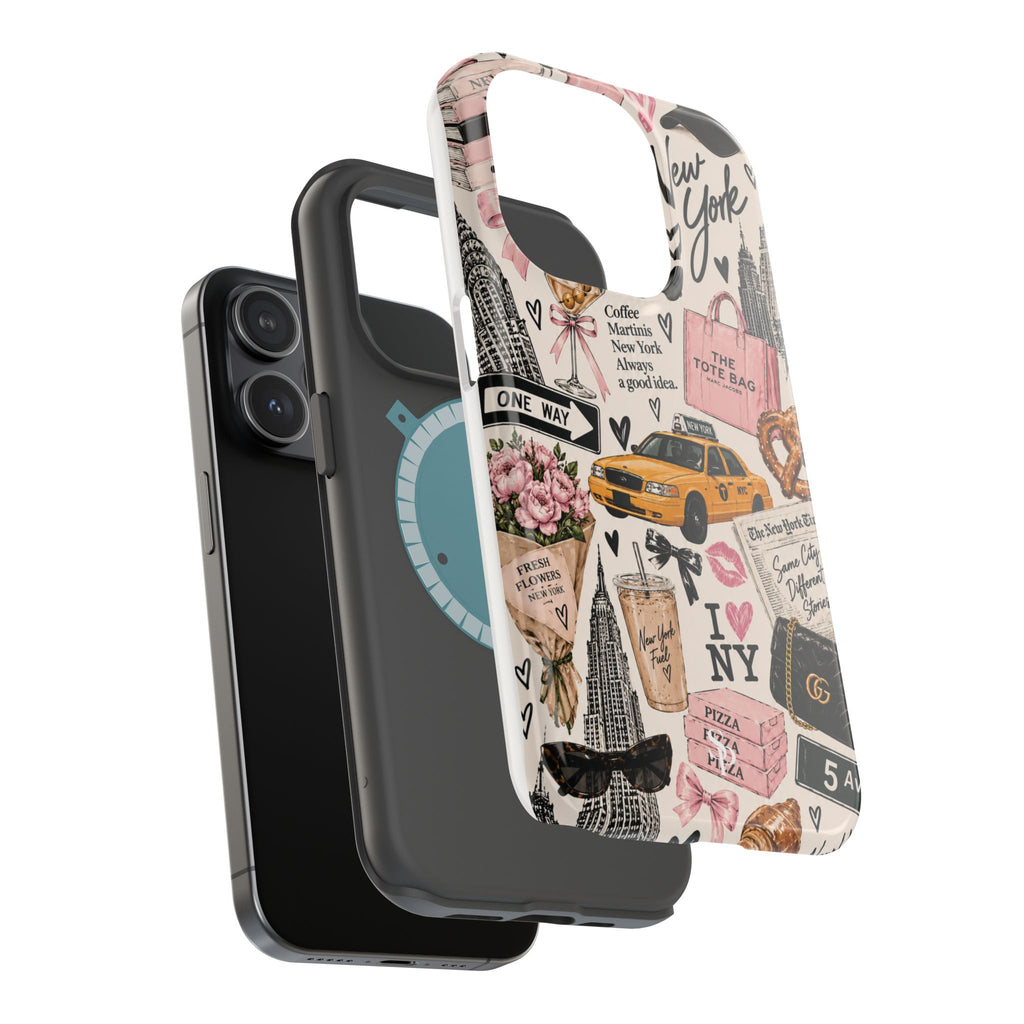 Pink New York Magnetic Phone Case