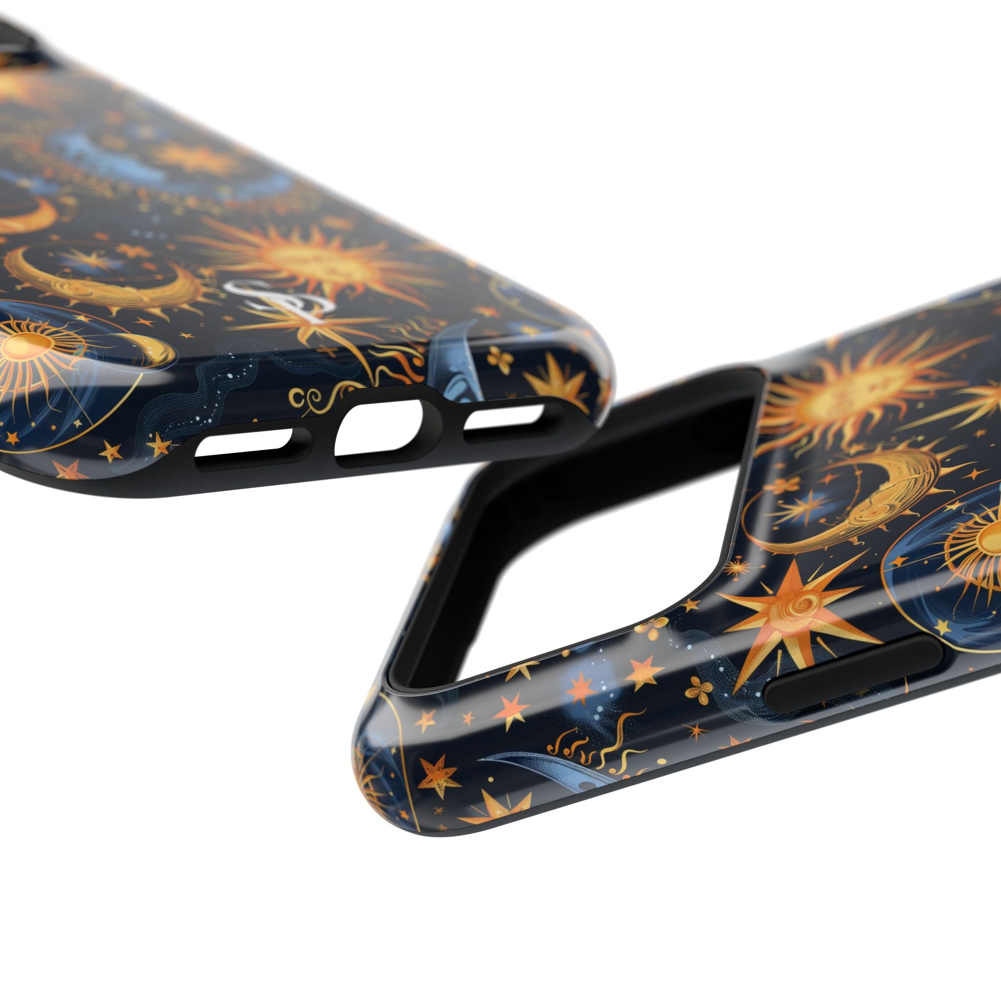 Celestial Sun and Moon Impact-Resistant Phone Case