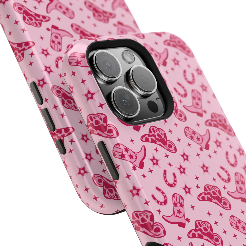 Pink Cowgirl Impact-Resistant Case