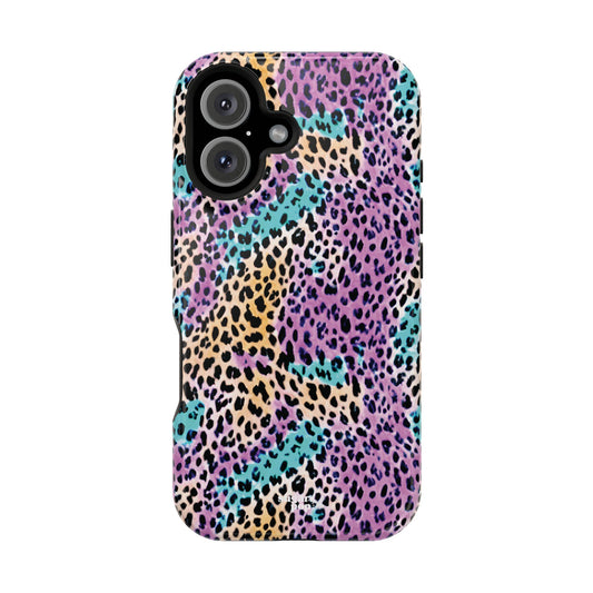 Colorful Cheetah Impact-Resistant Case