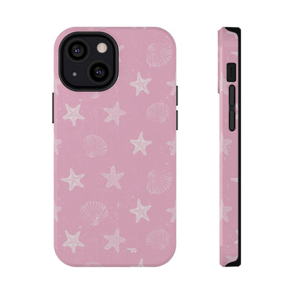 Pink Coastal Impact-Resistant Phone Case