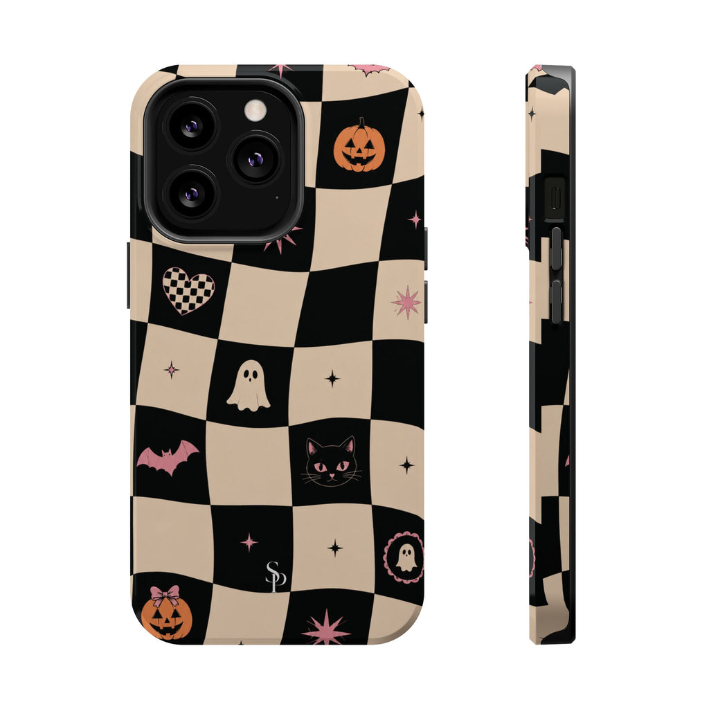 Halloween Checkerboard Magnetic Phone Case