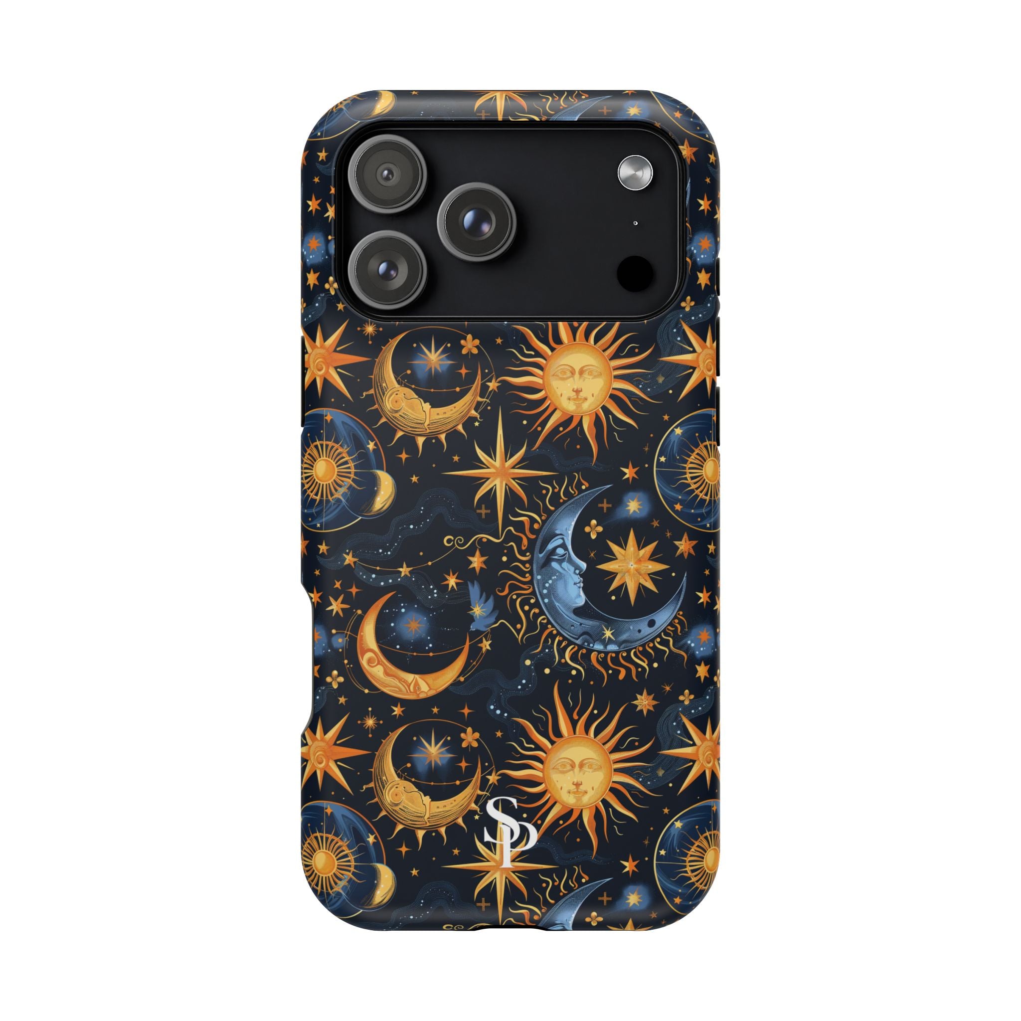 Celestial Sun and Moon Impact-Resistant Phone Case