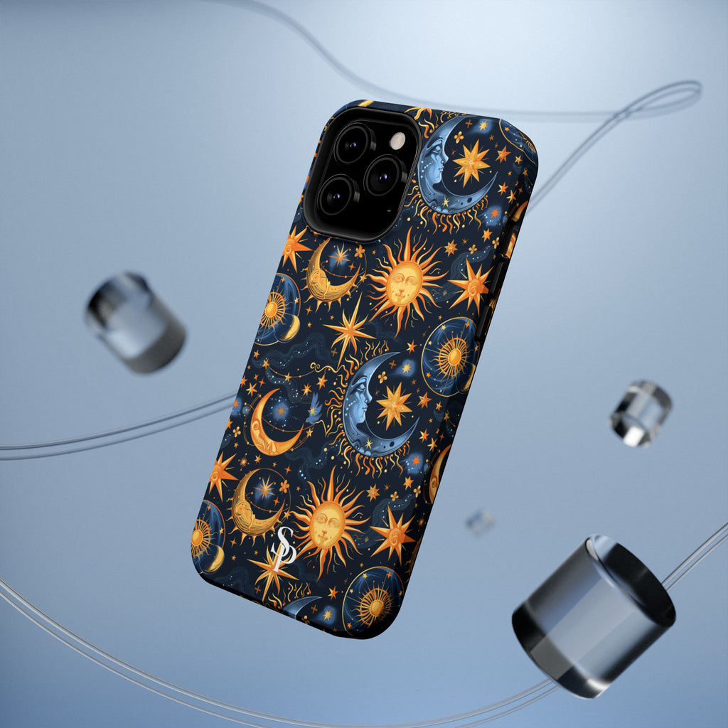 Celestial Sun and Moon Impact-Resistant Phone Case