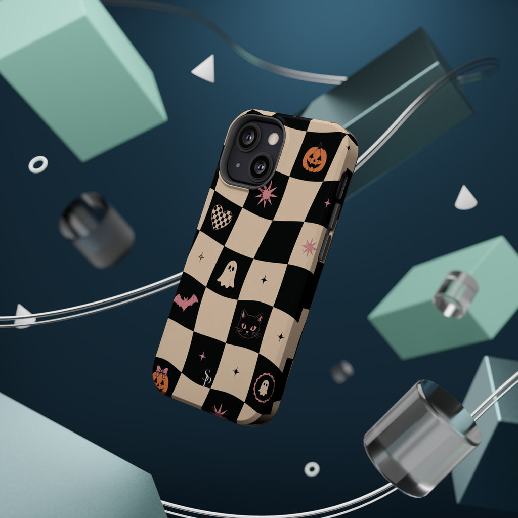 Halloween Checkerboard Magnetic Phone Case