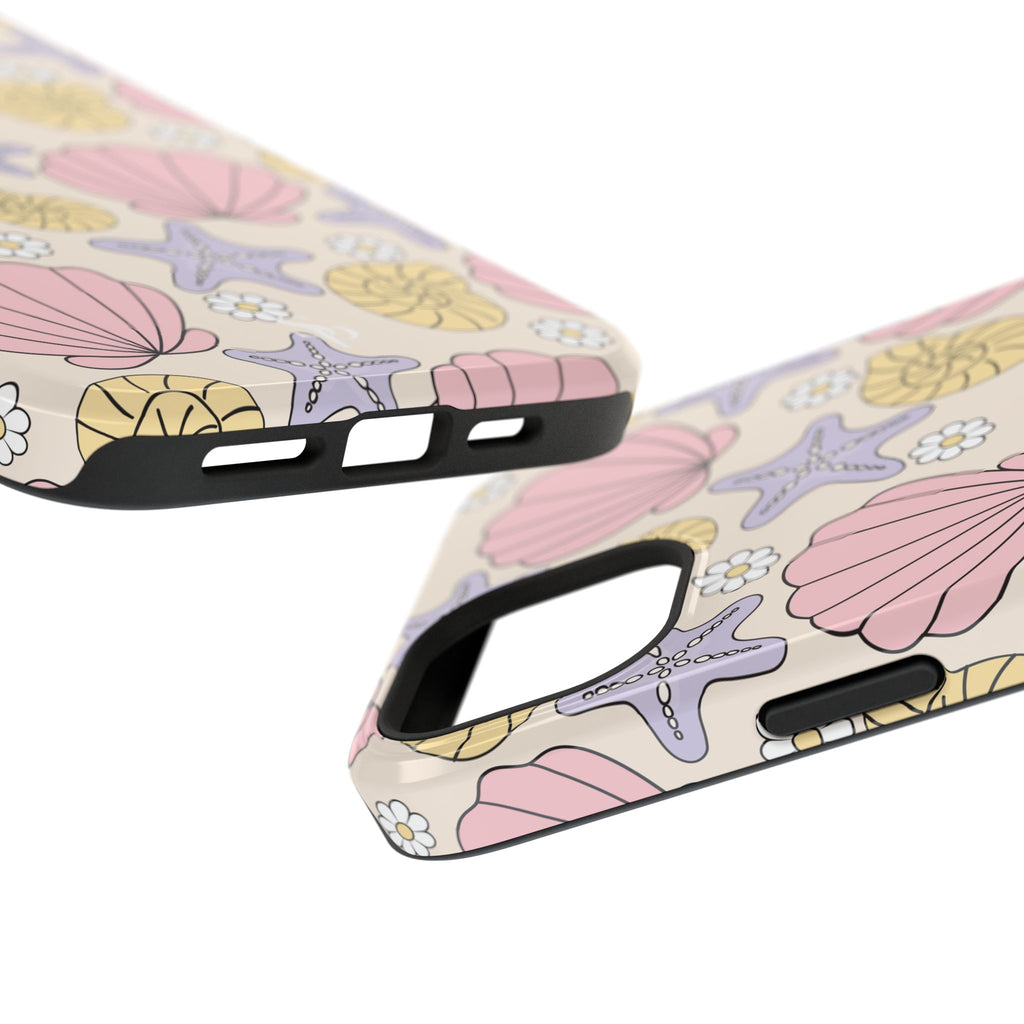 Coastal Shells Impact-Resistant Phone Case
