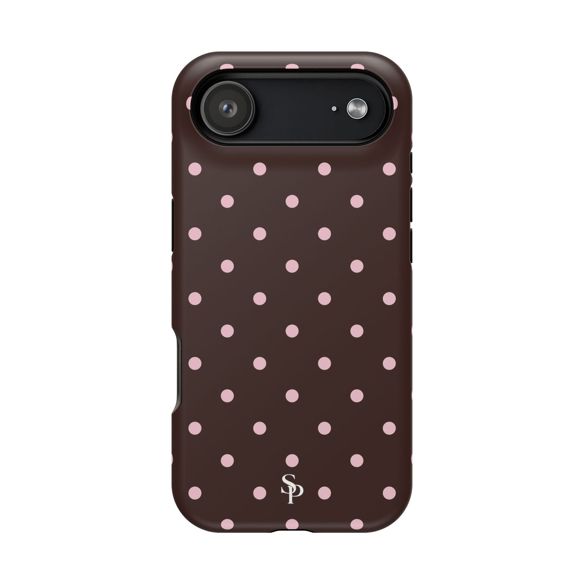 Brown Polka Dot Magnetic Impact-Resistant Phone Case