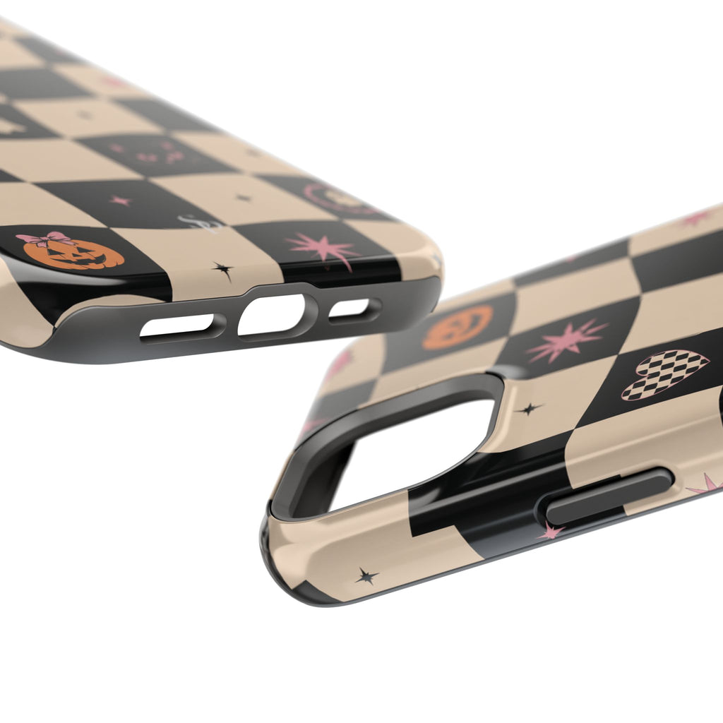 Halloween Checkerboard Magnetic Phone Case