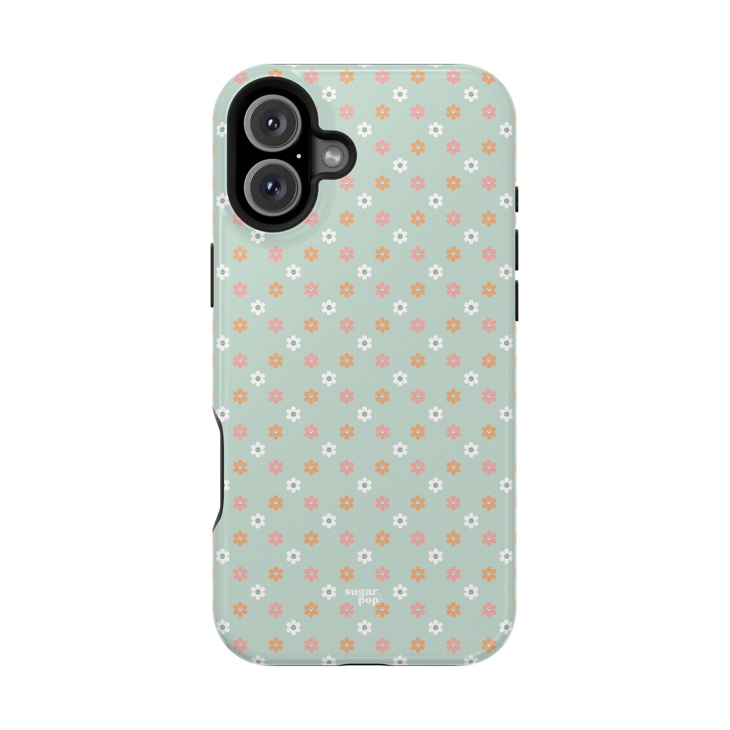 Floral Smiley Magnetic Tough Case