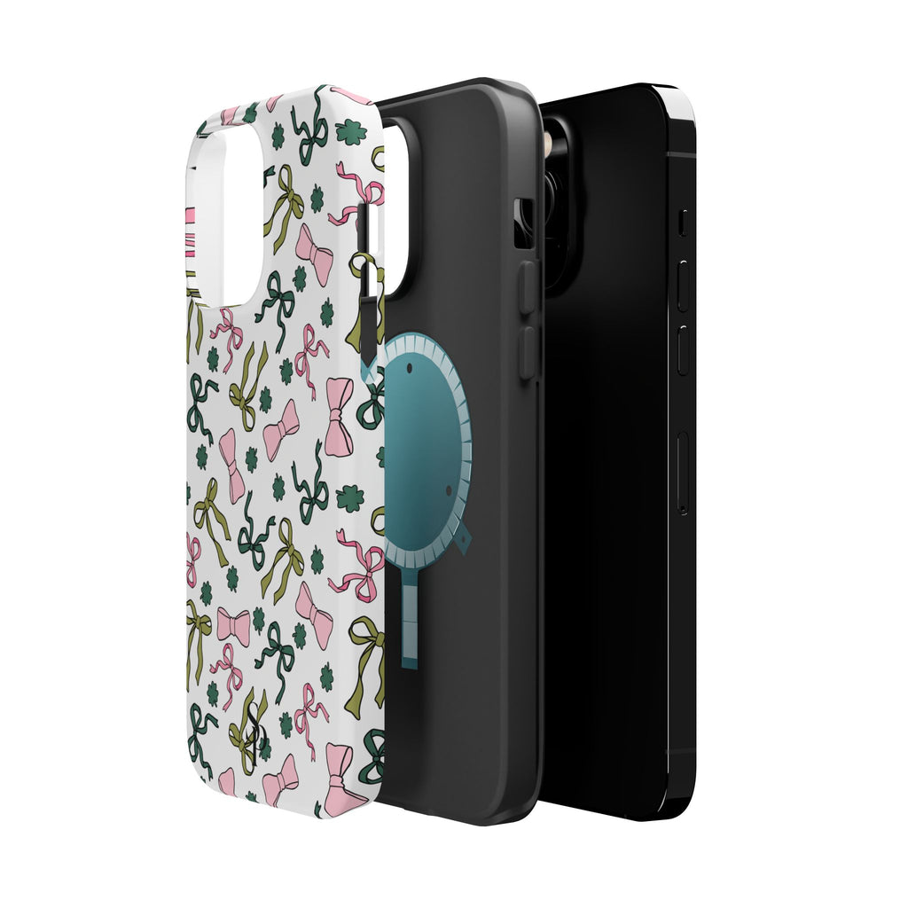 Bows and Shamrocks Magnetic Phone Case