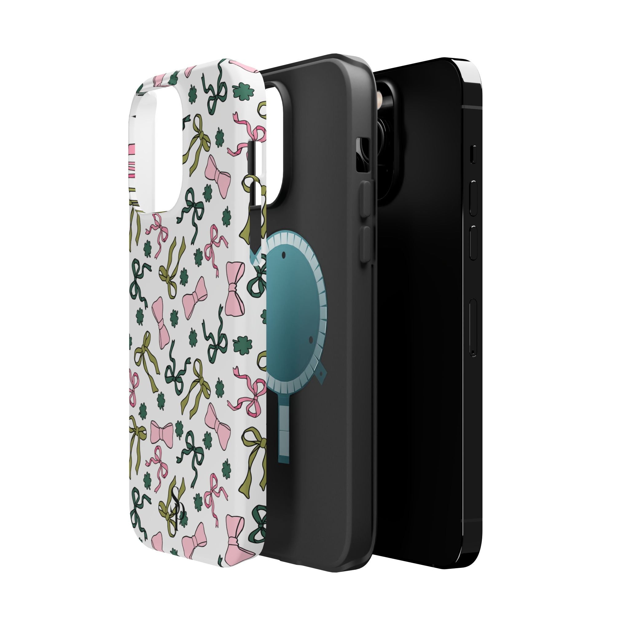 Bows and Shamrocks Magnetic Phone Case