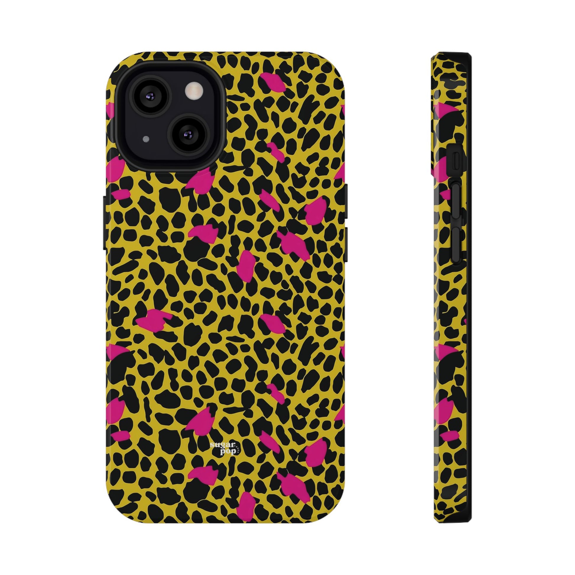 Leopard Print Impact-Resistant Phone Case