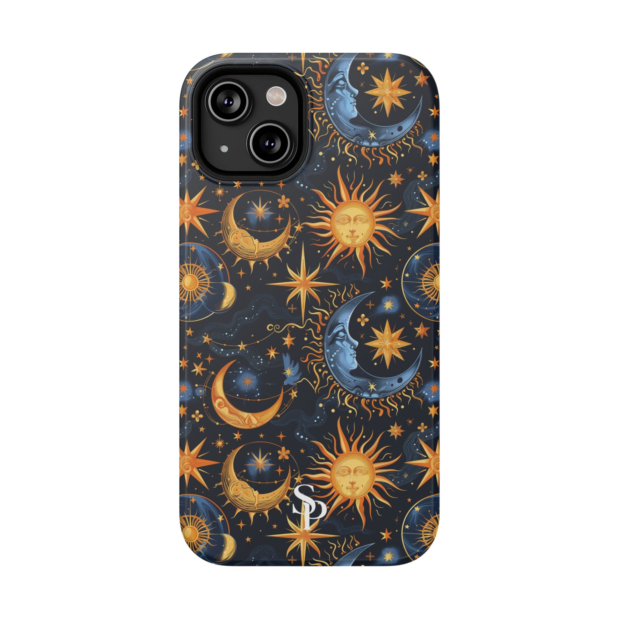 Celestial Sun and Moon Impact-Resistant Phone Case