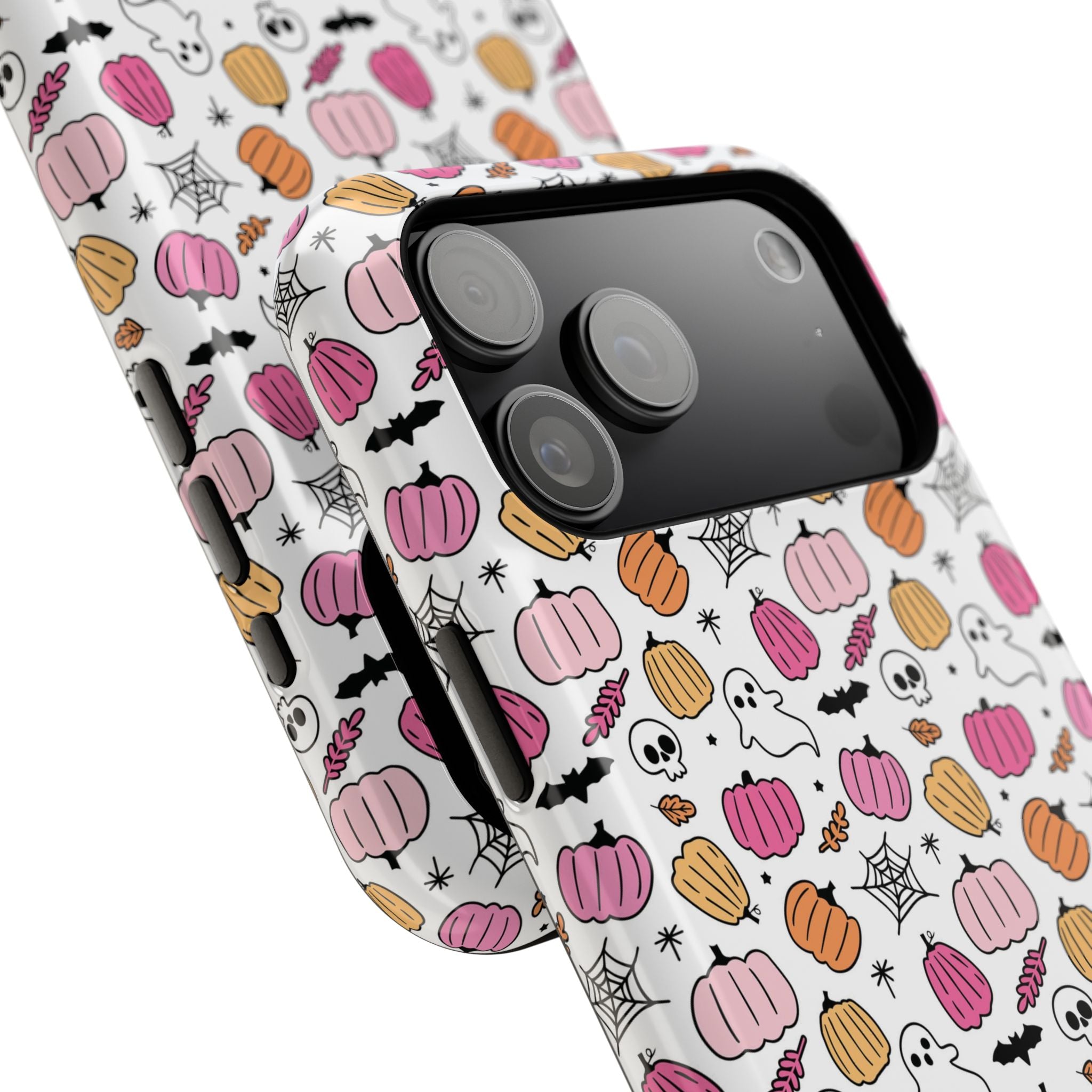Pink Halloween Impact-Resistant Cases