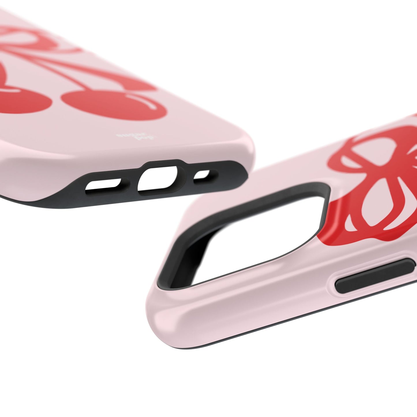 Cherry Bow Impact-Resistant Phone Case