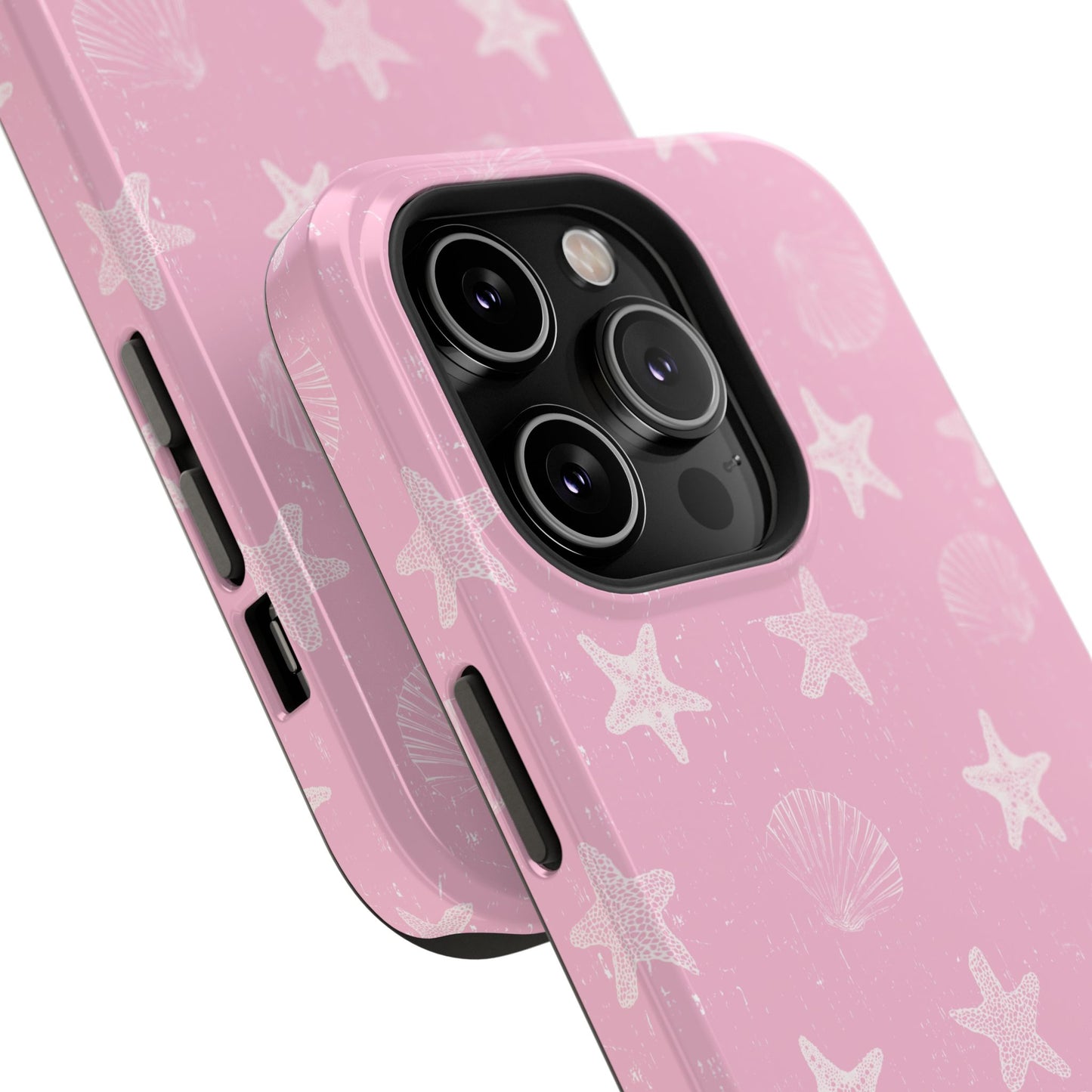 Pink Coastal Impact-Resistant Phone Case