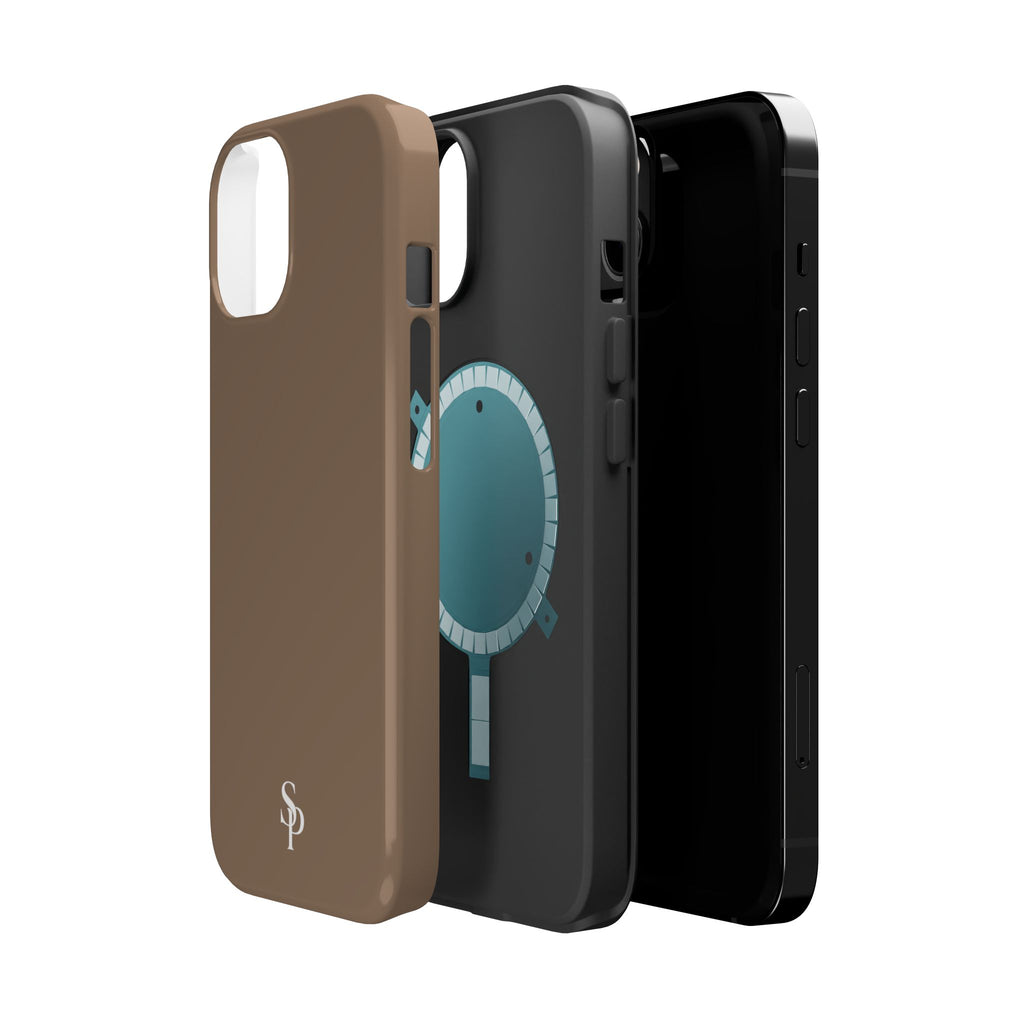 Brown Magnetic Tough Case