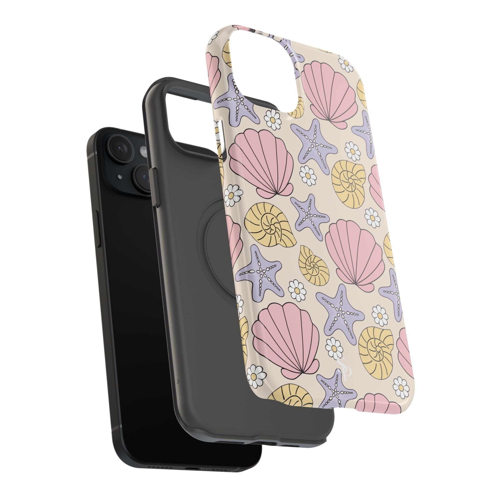 Coastal Shells Impact-Resistant Phone Case