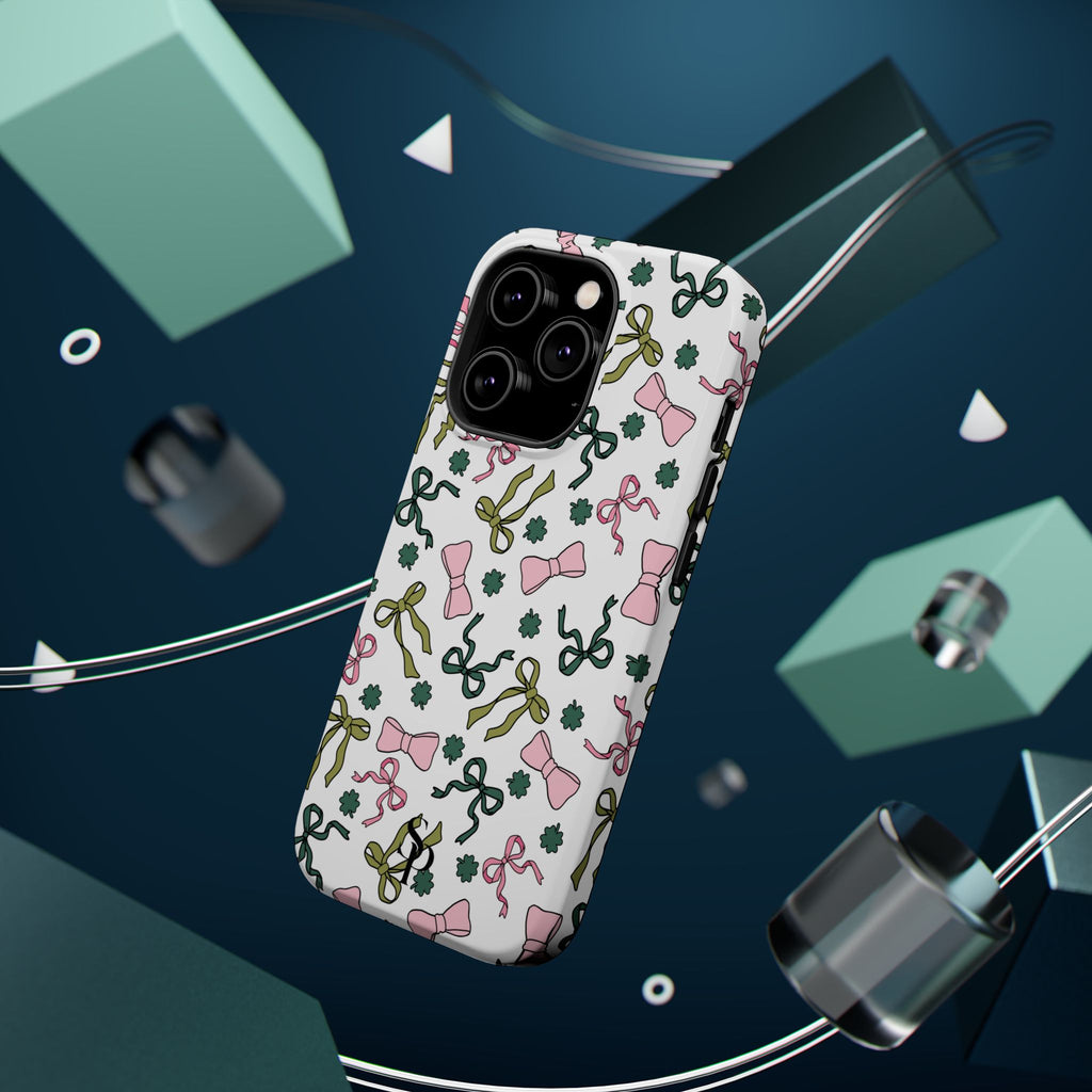 Bows and Shamrocks Magnetic Phone Case
