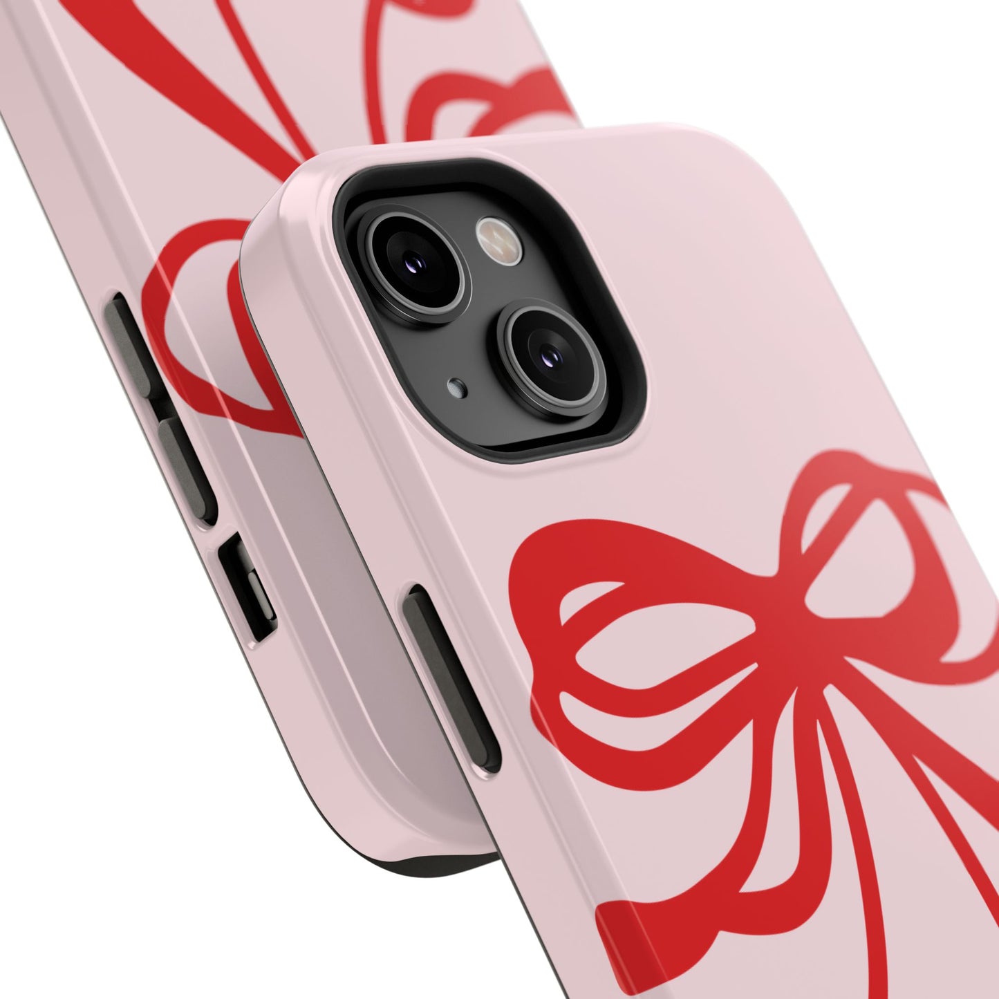 Cherry Bow Impact-Resistant Phone Case