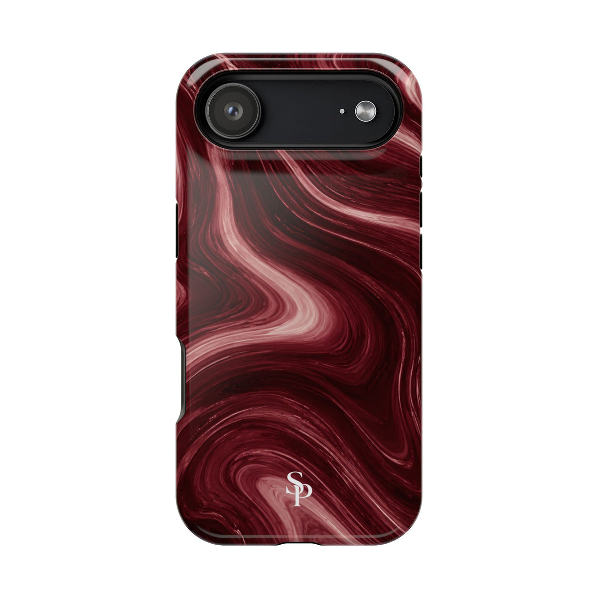 Burgundy Marble Magnetic Phone Case